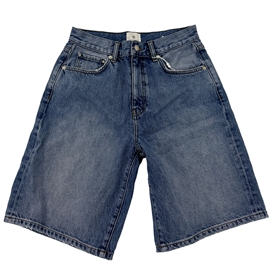 Anine Bing Jasper Shorts, Pacific Blue